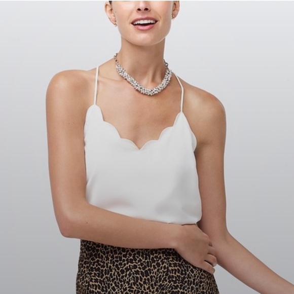J. Crew Tops - J.Crew Scalloped Cami